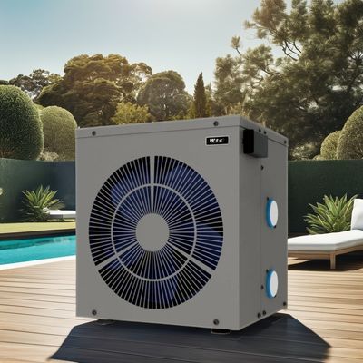 56dB A শব্দ স্তর 3KW 50Hz R32 মিনি সুইমিং পুল তাপ পাম্প ইনভার্টার ওয়াটার হিটার