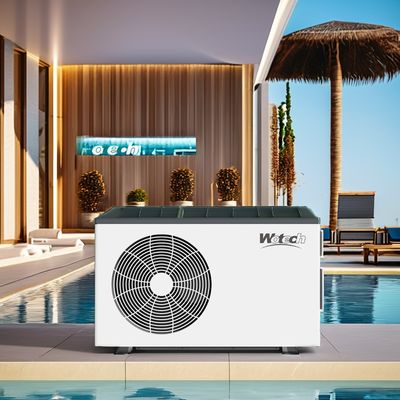 জল প্রবাহ হার m3/h 8-10 380V R32 26KW ইনভার্টার উষ্ণ পাম্প সাঁতার পুল জন্য তাপ পাম্প