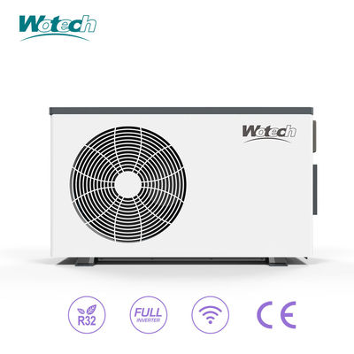 16kw R32 সম্পূর্ণ ইনভার্টার সুইমিং পুল উচ্চ COP এবং galvanized শীট সঙ্গে তাপ পাম্প
