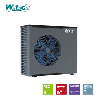 ওয়াটেক 380V 18kw বায়ু থেকে পানি তাপ পাম্প মনোব্লক R32 A+++/A++ গৃহস্থালি গরম এবং DHW জন্য