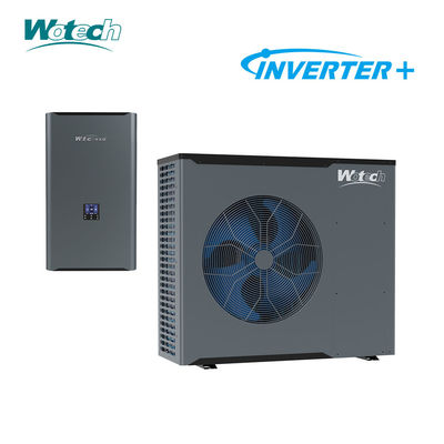 ওয়াটেক 18kw বায়ু থেকে পানি তাপ পাম্প স্প্লিট R32 গরম এবং শীতল জন্য ইউরো স্ট্যান্ডার্ড