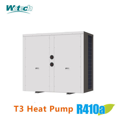 45kw উল্লম্ব নিষ্কাশন বাণিজ্যিক R410a স্ক্রল কম্প্রেসার চালু / বন্ধ পুল তাপ পাম্প
